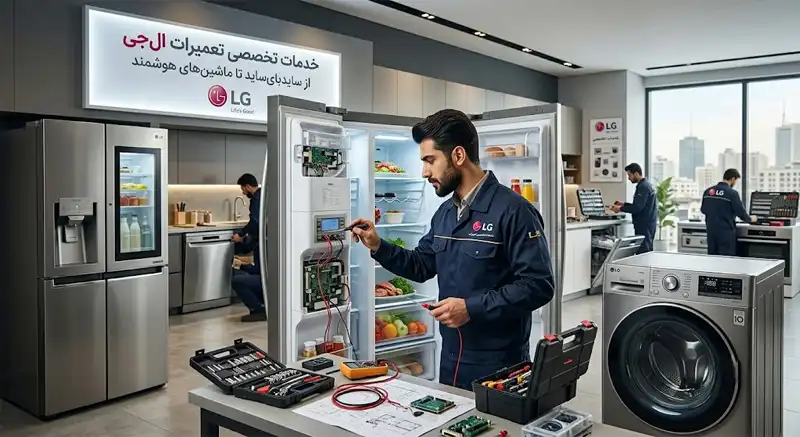خدمات تخصصی تعمیرات؛ از سایدبایساید تا ماشینهای هوشمند الجی